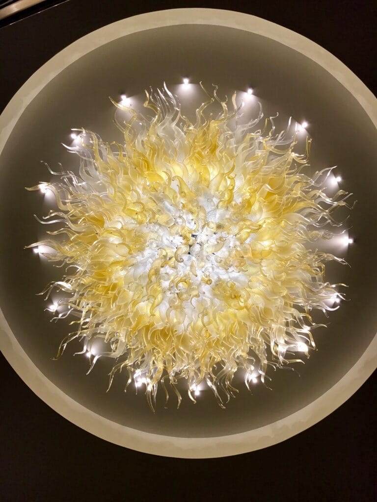 Clean Chihuly chandelier